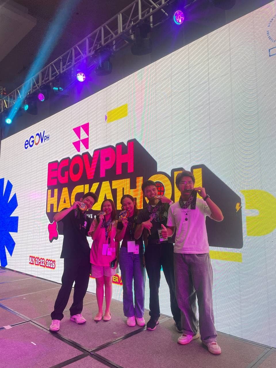 Photo from the eGovPH Hackathon (frame one)