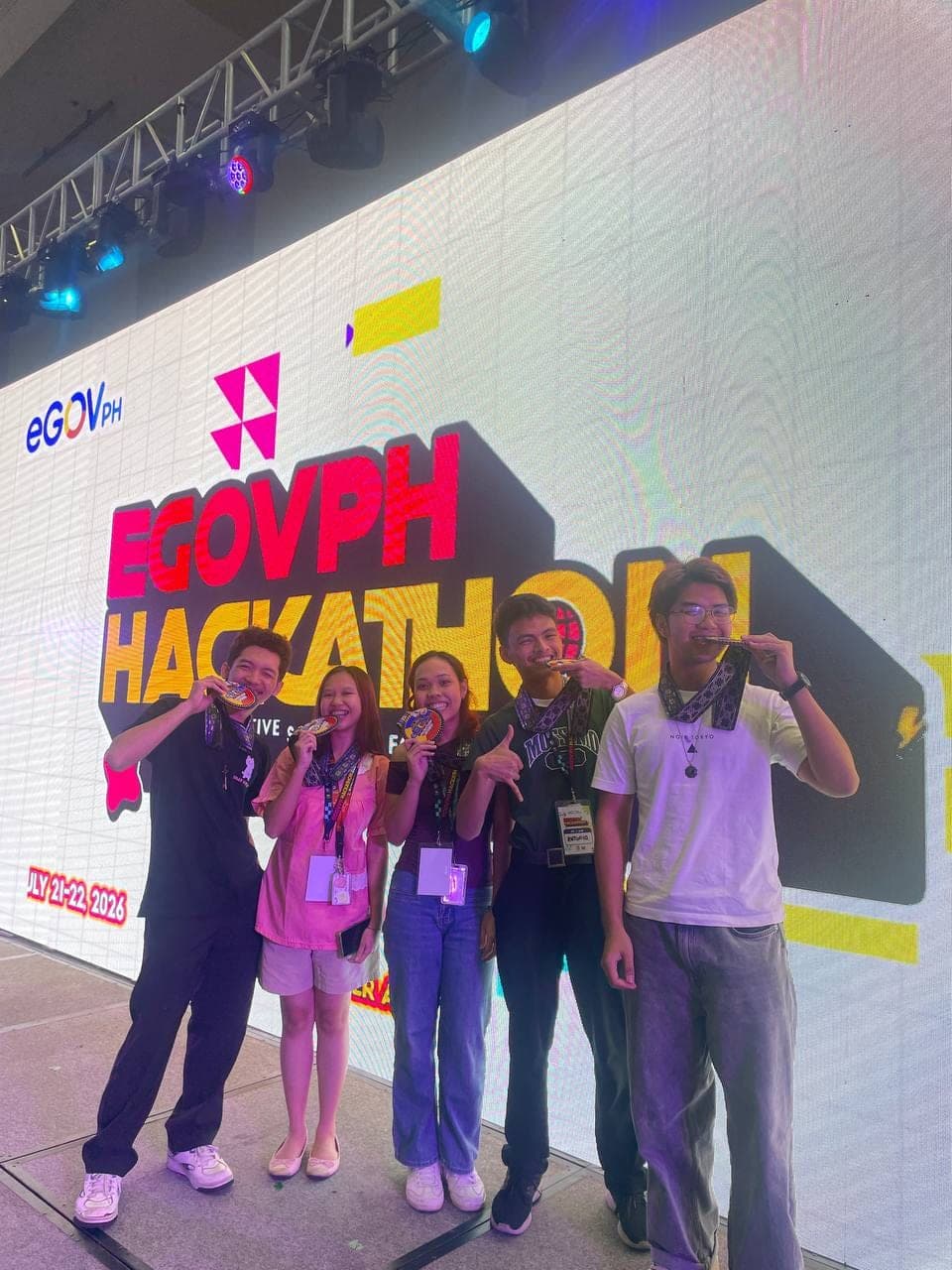 Photo from the eGovPH Hackathon (frame two)