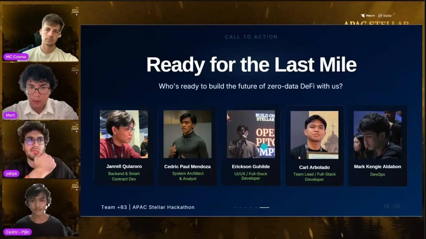 Photo from the Stellar Philippines Hackathon (frame three)