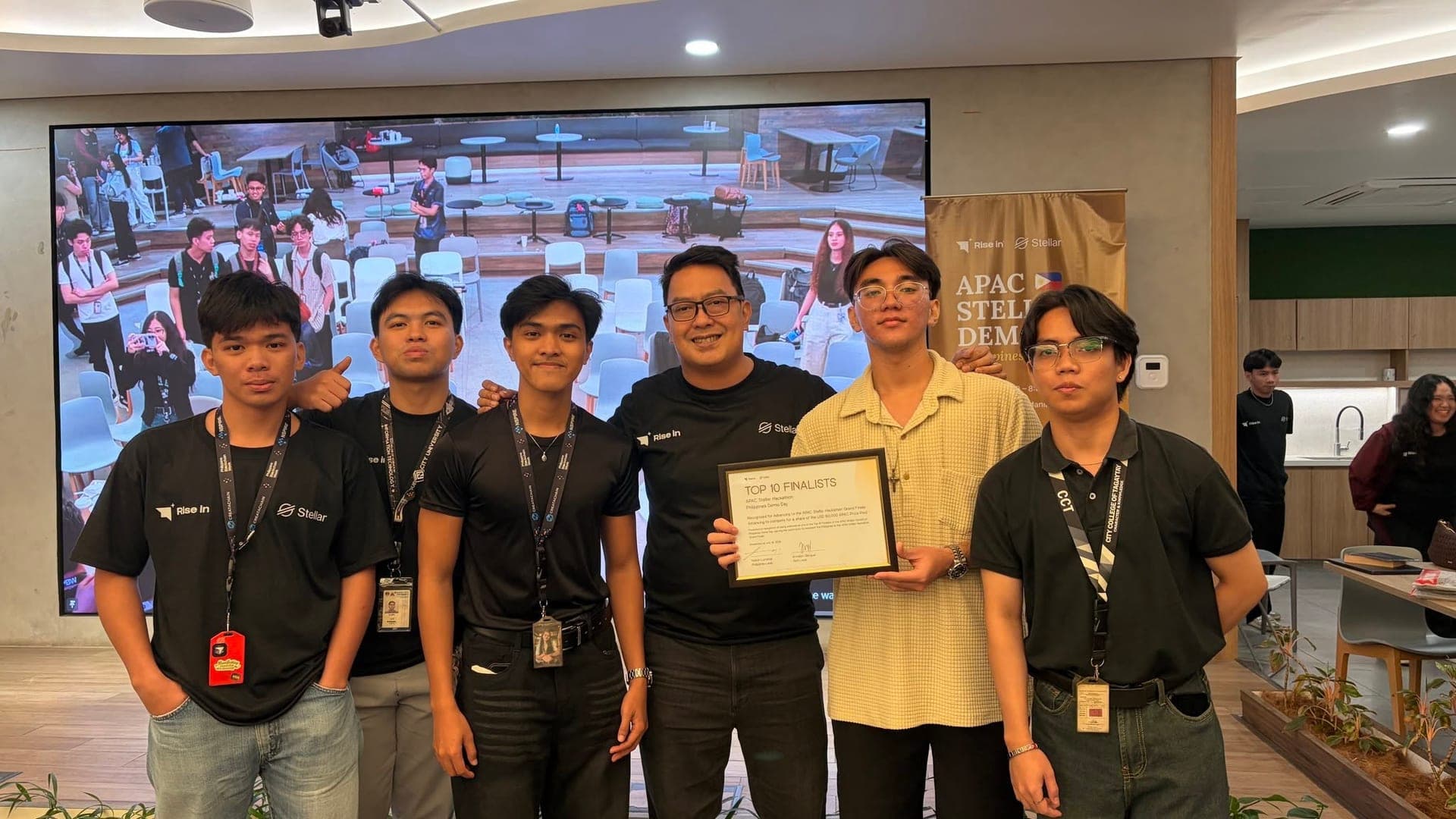 Photo from the Stellar Philippines Hackathon (frame four)