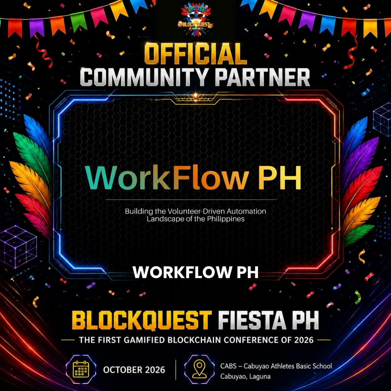 Photo from Blockquest Fiesta (caption to follow)