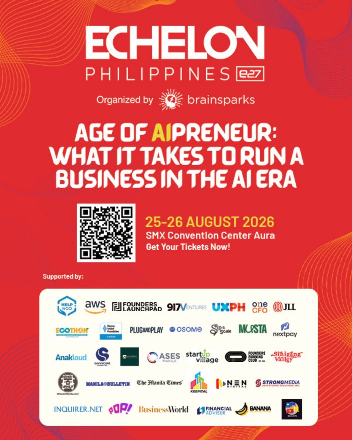 Echelon Philippines 2026 official poster
